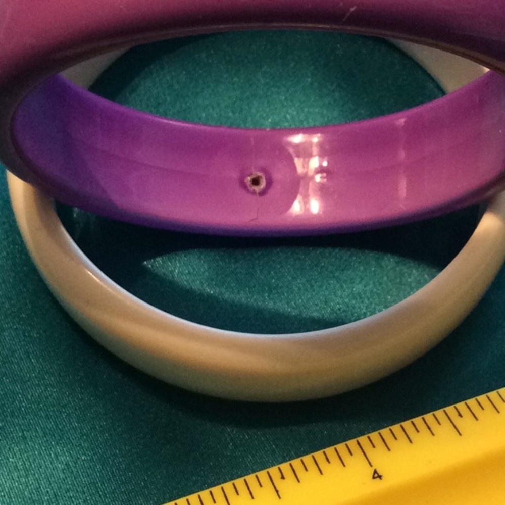 Two Plastic Bangles - image 2